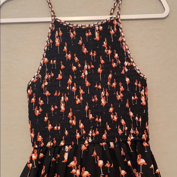 Xhilaration Black Flamingo Dress - Picture 2 of 5